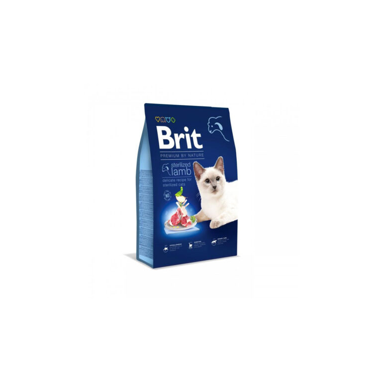 Brit Premium Cat BN Sterilised Lamb 8kg